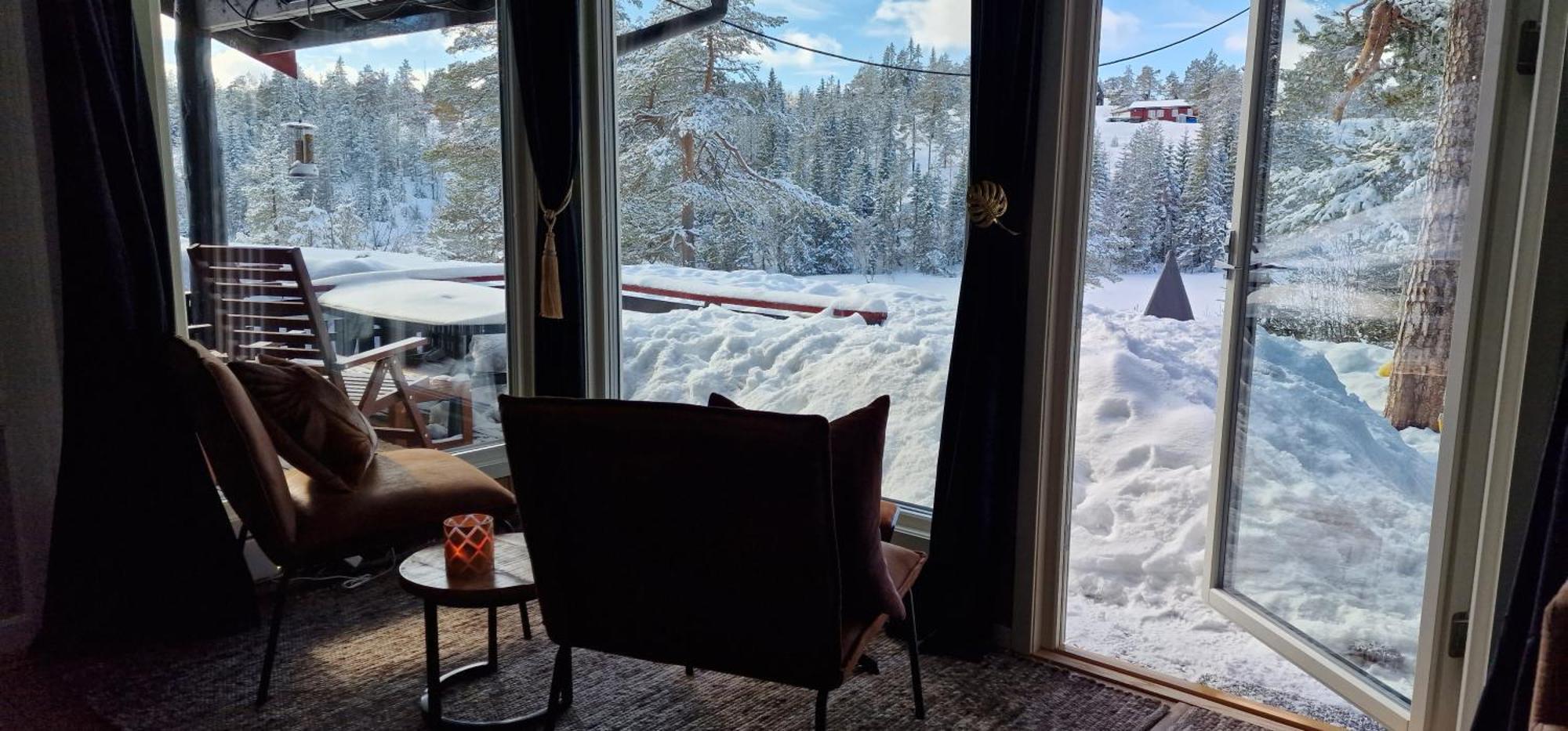 Ro I Sjelen. Hytte Til Leie Pa Skrim. Kongsberg المظهر الخارجي الصورة